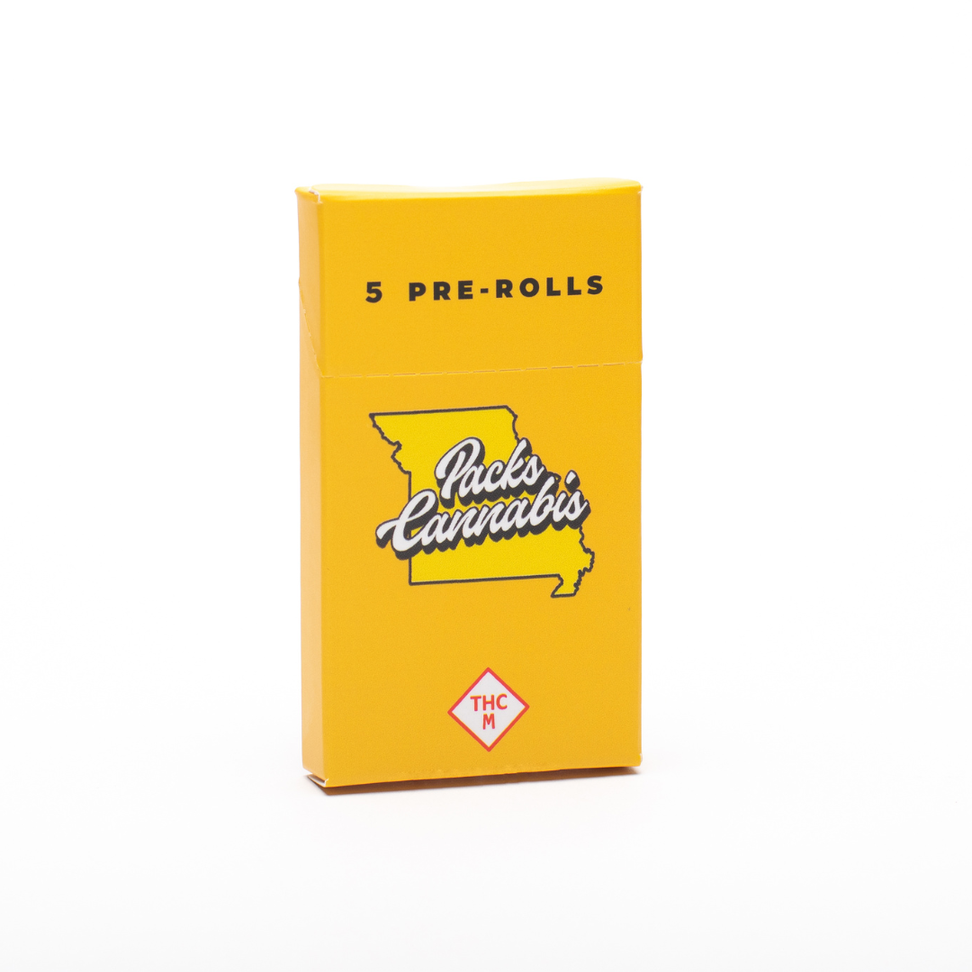 Photograph of product: PACKS - PREROLL - 0.5G - 5PK - WHIPZ - HYBRID