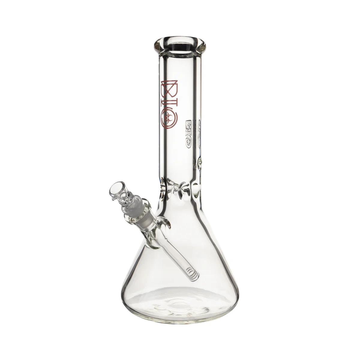 Photograph of product: BIO Glass Heavy 50 x 9 Beaker Water Pipe 12" - 14mm - Red