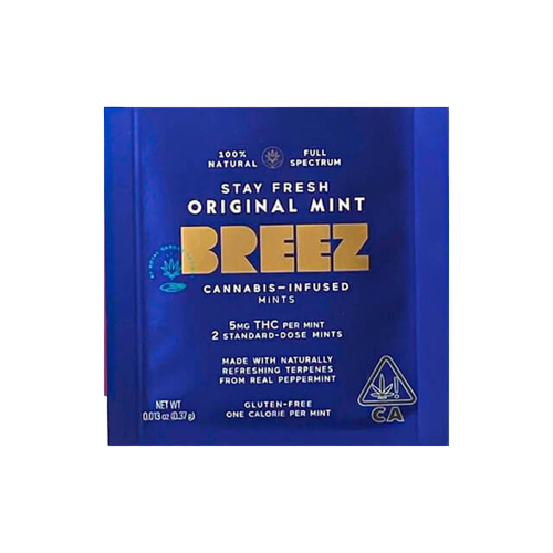 Photograph of product: *Candy Jar* BREEZ | Original Mint Single 2 Count | 10mg
