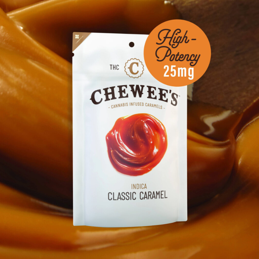 Photograph of product: Chewee's: Oui'd Caramel | MED Taffy | 500mg