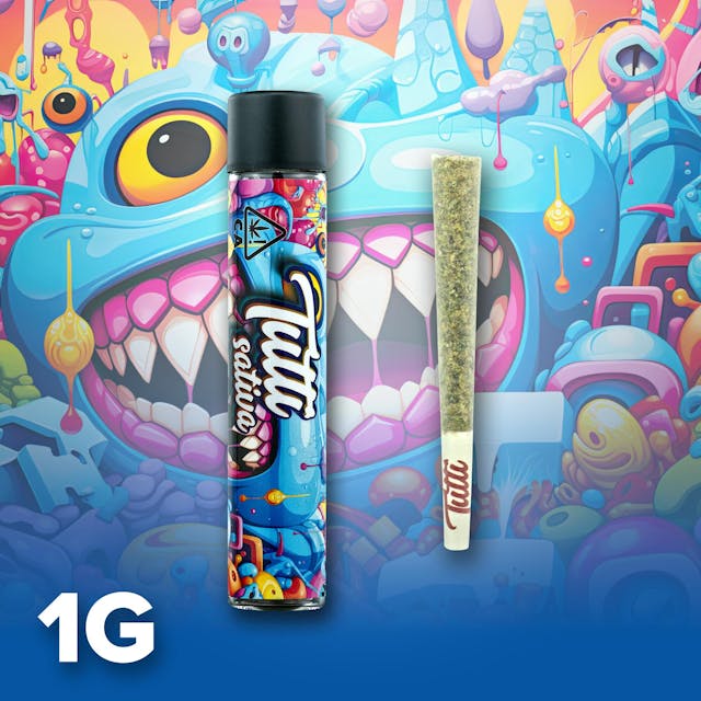 Photograph of product: Apple Diesel Tutti - Diamond Infused Preroll - 1g - Oui'd - - 