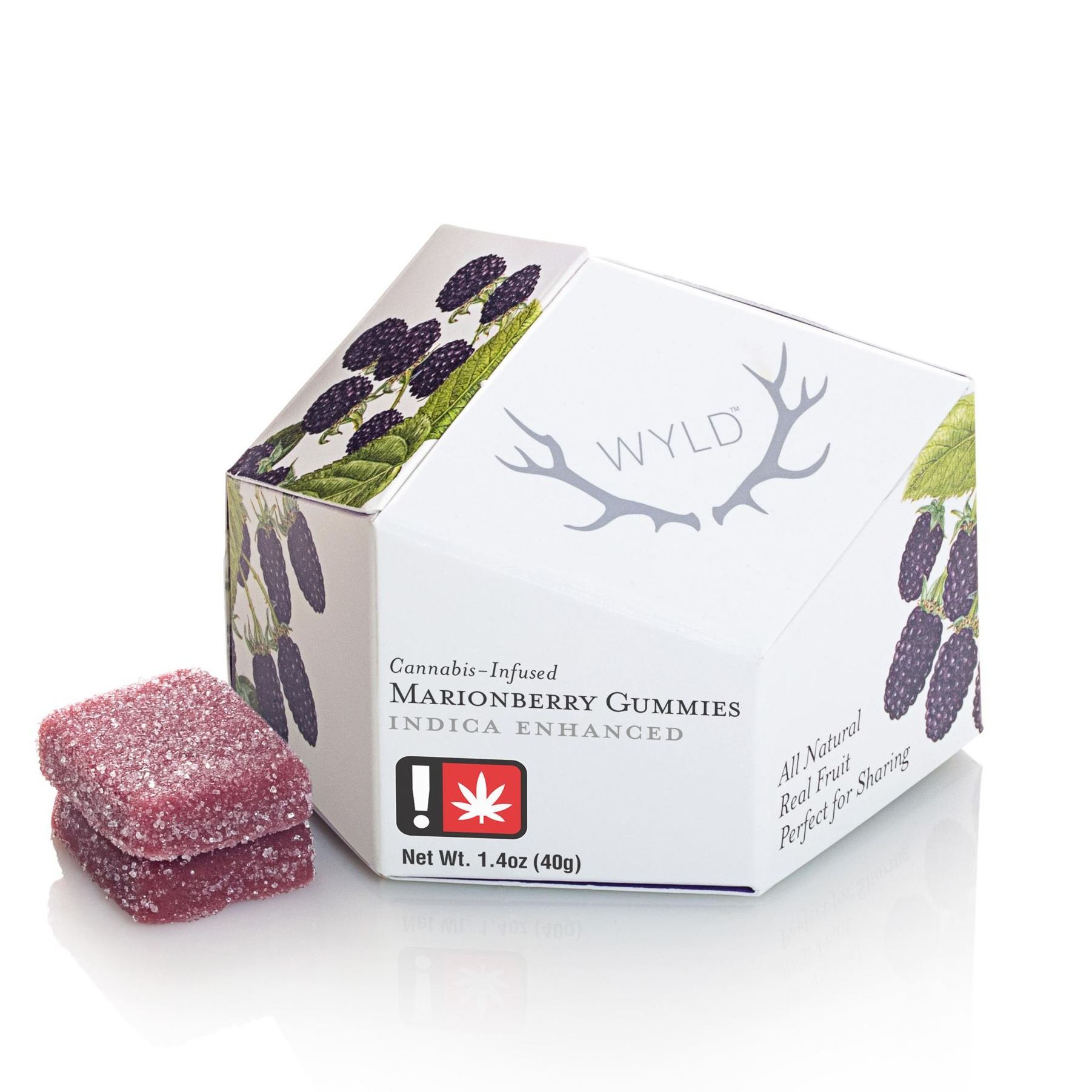 Photograph of product: Wyld: 100mg Marionberry Oui'd