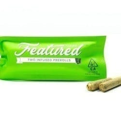 Photograph of product: Featured Farms | Infused Prerolls 2pk | Maui Waui | 1.0g