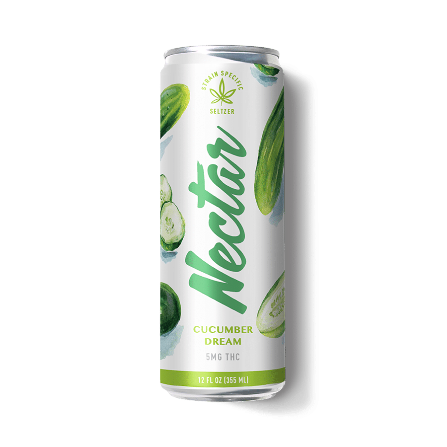Photograph of product: Nectar Cucumber Dream Seltzer | 5MG