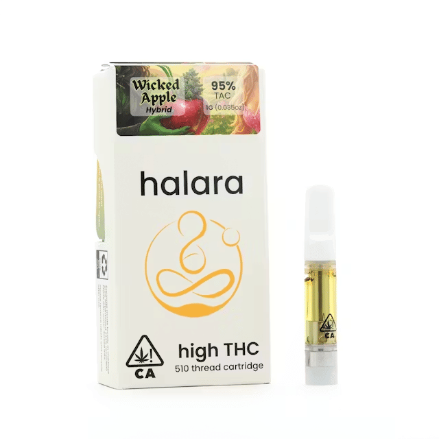 Photograph of product: Wicked Apple HIGH THC Cartridge (1g) - Wicked Apple HIGH THC 1g cartridge