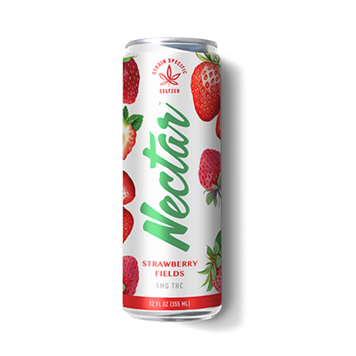 Photograph of product: Strawberry Fields Seltzer - 5mg