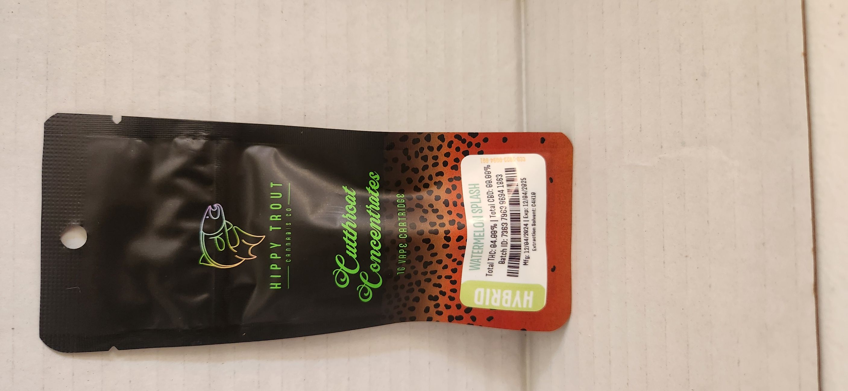 Photograph of product: Hippy Trout watermelon Splash m Cart