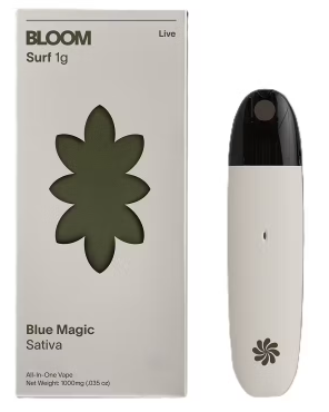 Photograph of product: Bloom Live Blue Magic 1g Cartridge