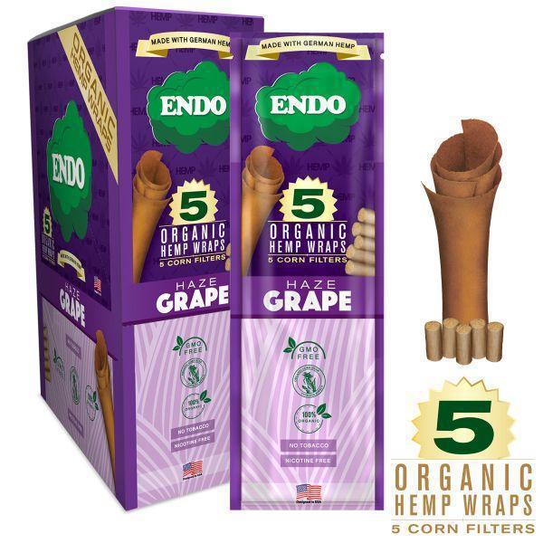 Photograph of product: ENDO Organic Hemp Wrap-5pk-Grape