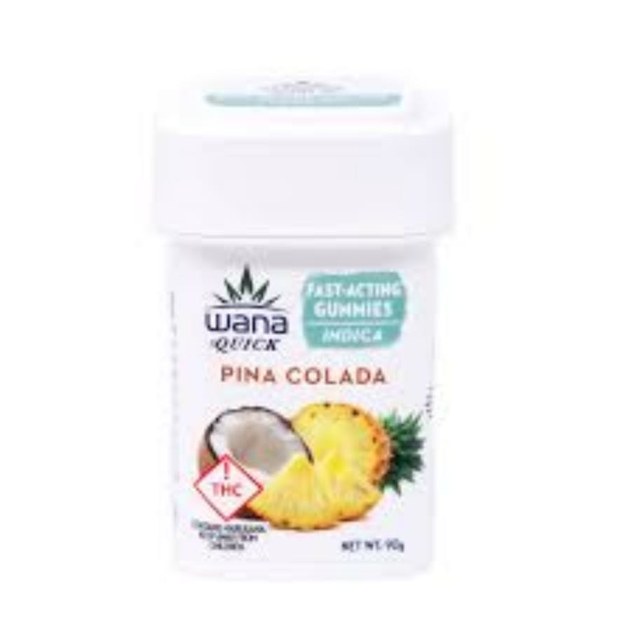 Photograph of product: Quick Pina Colada Gummies (Wana)