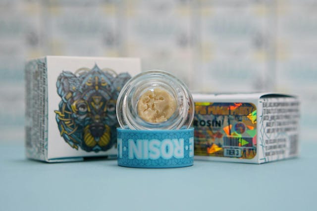 Photograph of product: 1G Cold Cure Rosin Pineapple Peach Party (T3) - Pineapple Peach Party (T3)