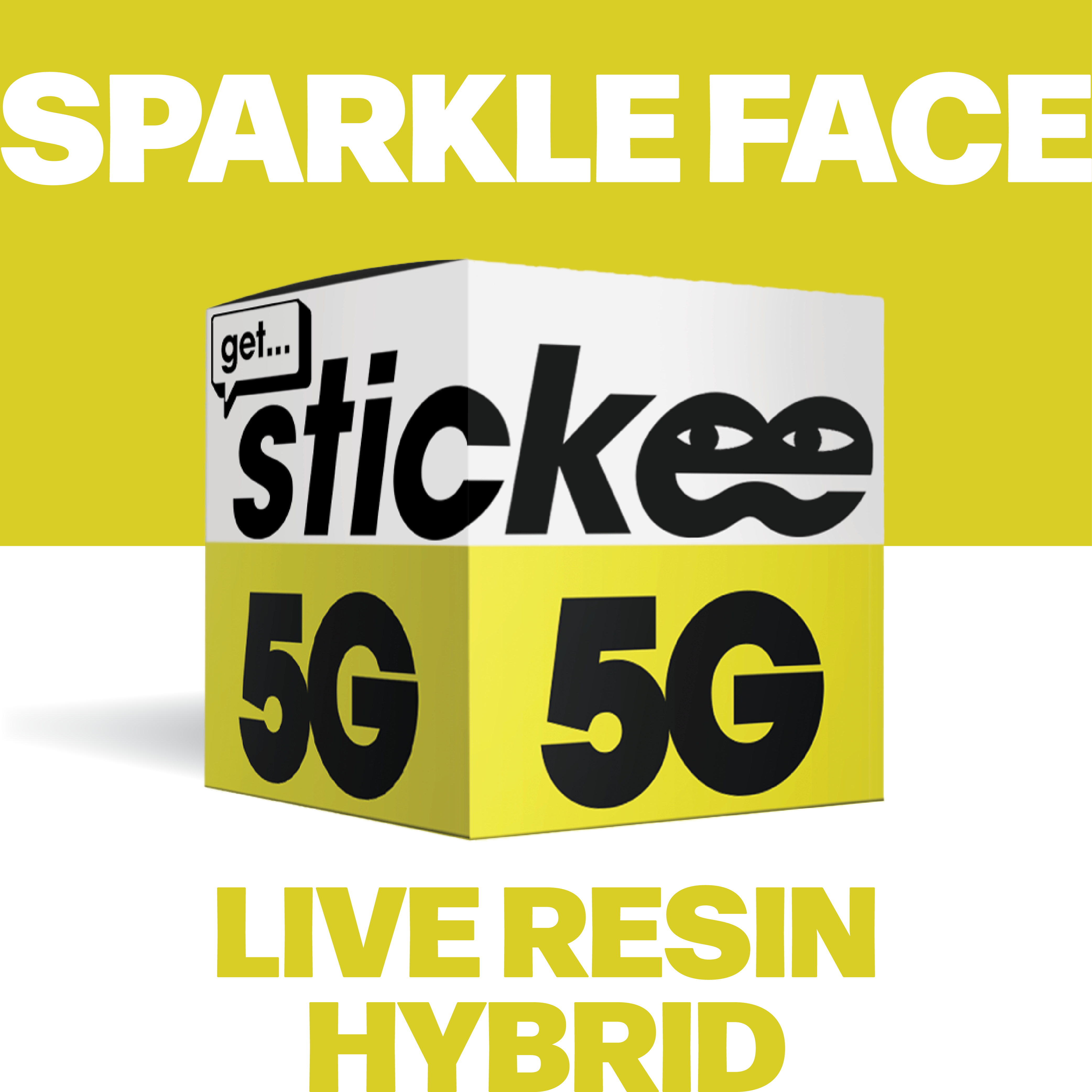 Photograph of product: STICKEE | Sparkle Face | 5G | Live Resin Concentrate