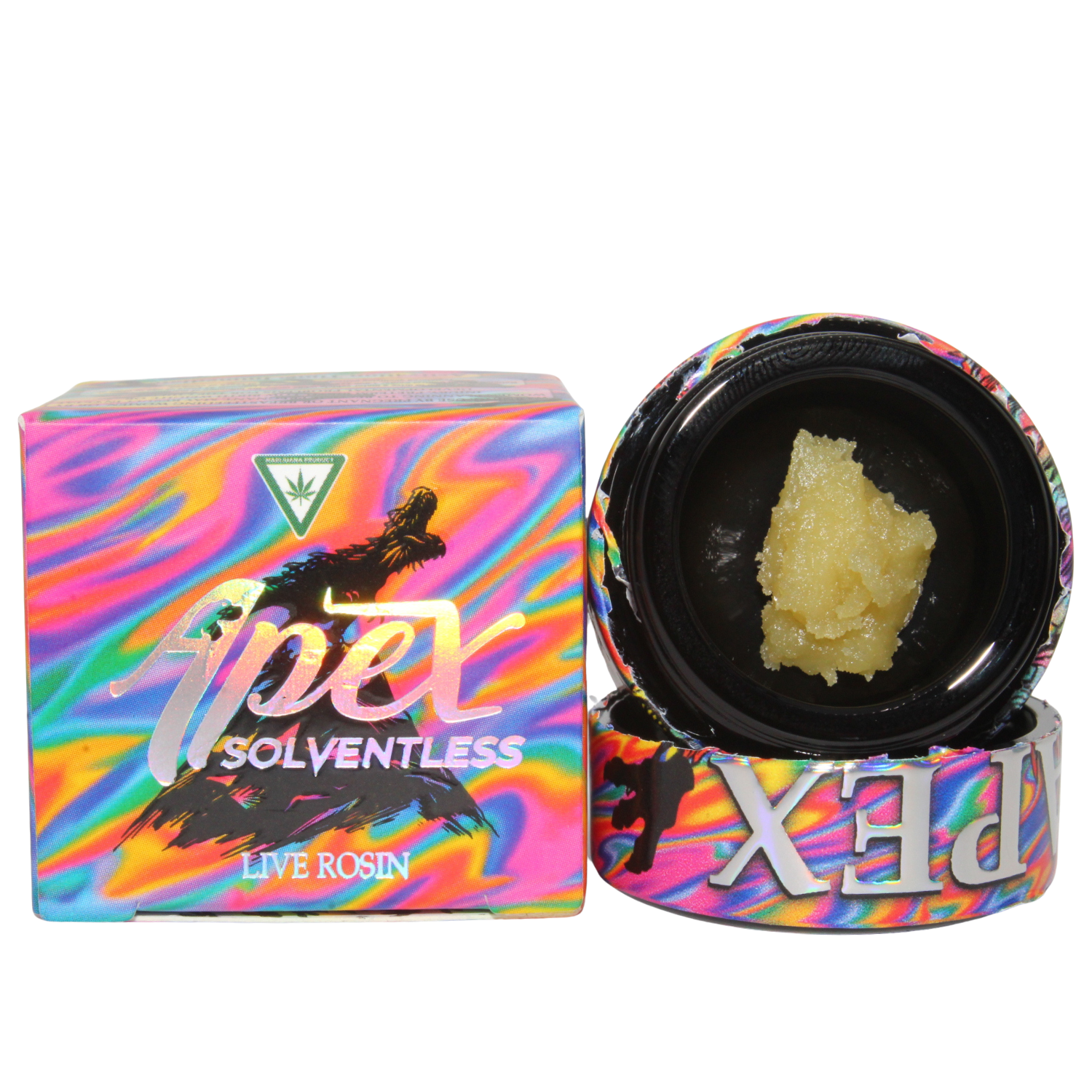 Photograph of product: APEX SOLVENTLESS GARLIC BREATH #27 TIER 1 LIVE ROSIN 73U-199U REC