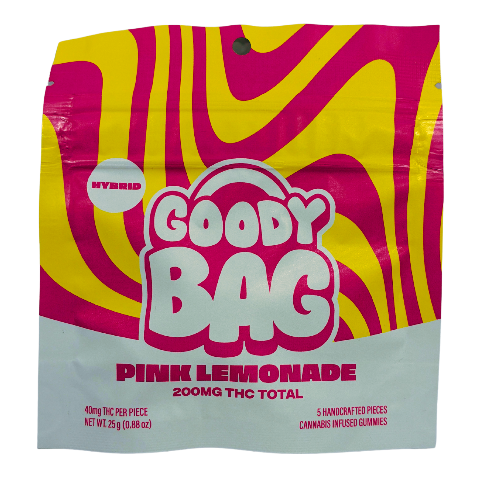 Photograph of product: Goody Bag | Pink Lemonade | 5 PC TH-oui Gummies | 200mg