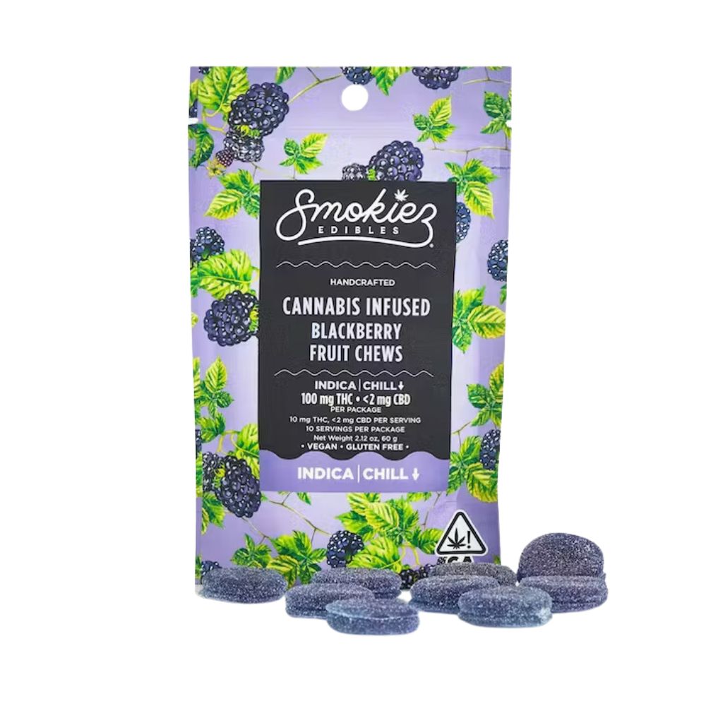 Photograph of product: BLACKBERRY 100MG - SMOKIEZ