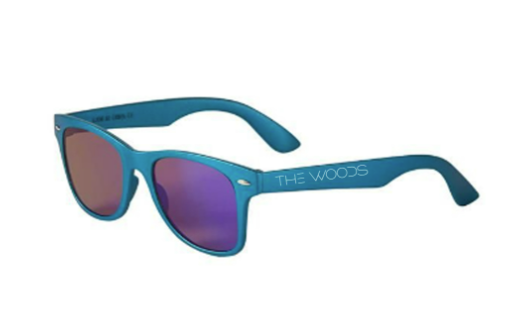 Photograph of product: Metallic Blue Sunglasses
