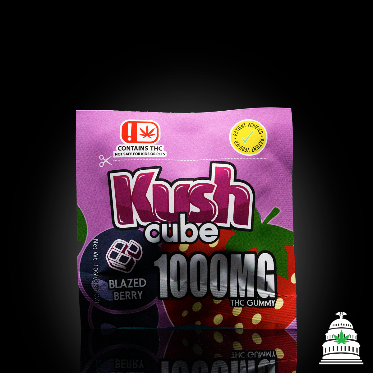 Photograph of product: Blazed Berry - Kush Cube