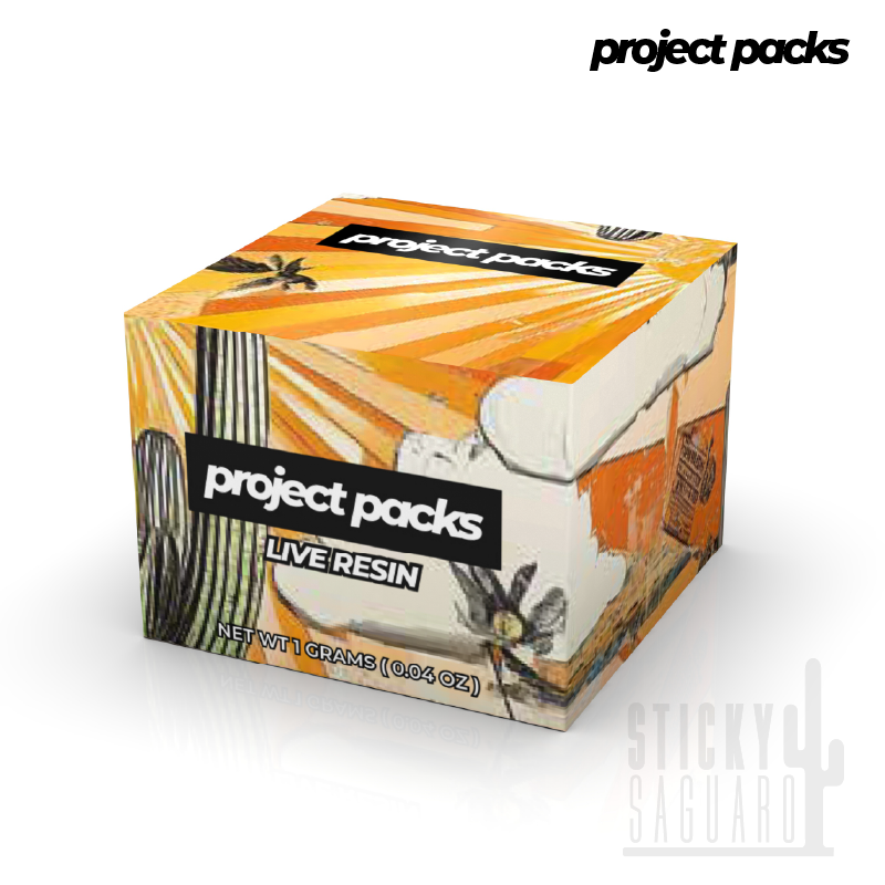 Photograph of product: Project Packs Live Resin Badder Skidozi (H) 1g
