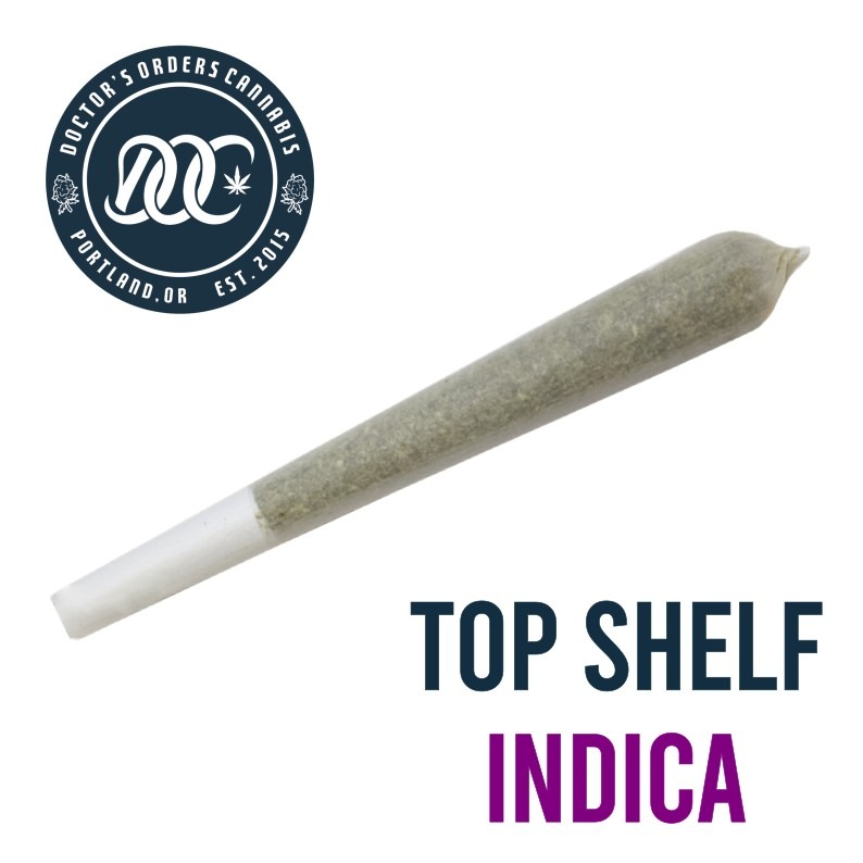 Photograph of product: 0.5g Top Shelf Pre-Roll - Deadhead OG