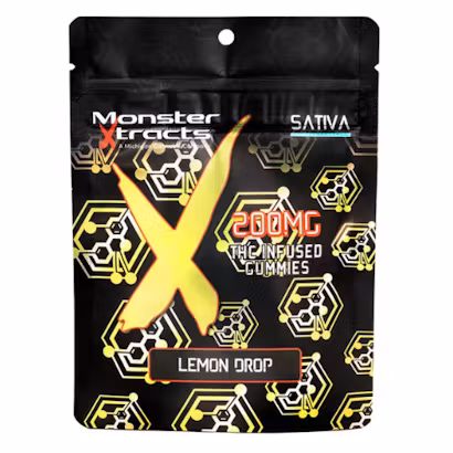 Photograph of product: Lemon Drop Gummies 200mg (10pk) (S)