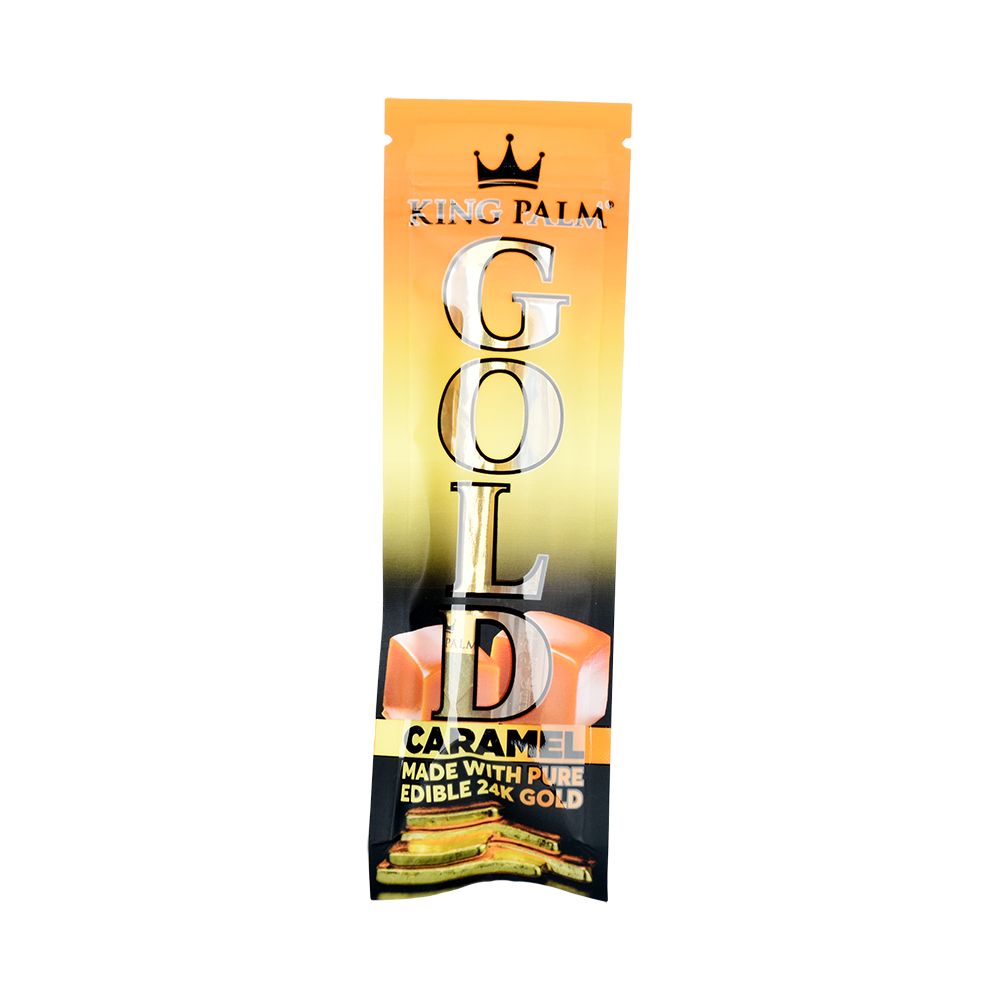 Photograph of product: King Palm 24K Gold Cone | Caramel | King Size (TAX INCLUDED)