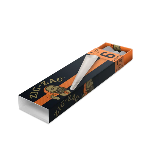 Photograph of product: Zig Zag - Ultra Thin Cones 1 1/4 x6