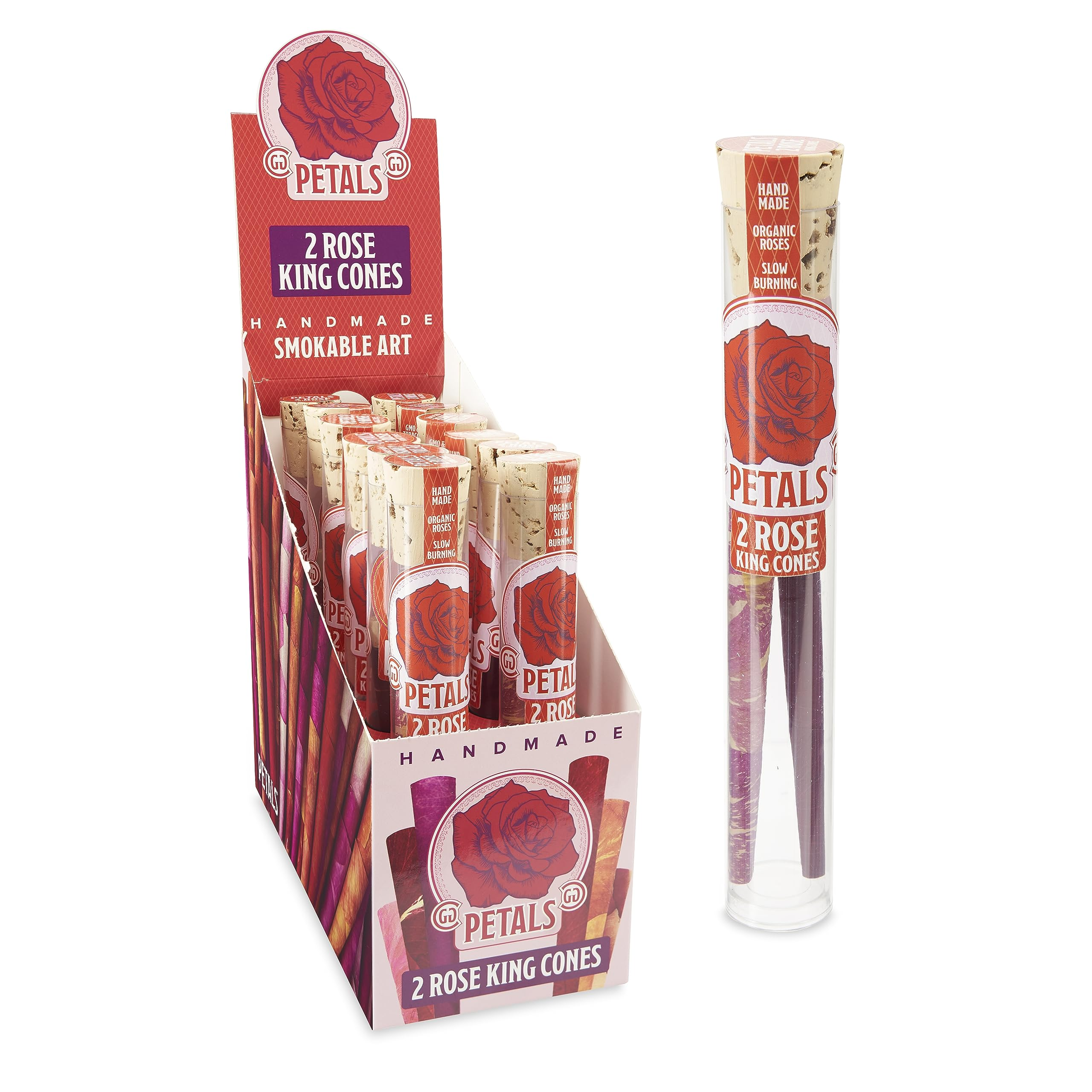 Photograph of Product: Puff Exotics Rose Petal Cones King-size 2pk