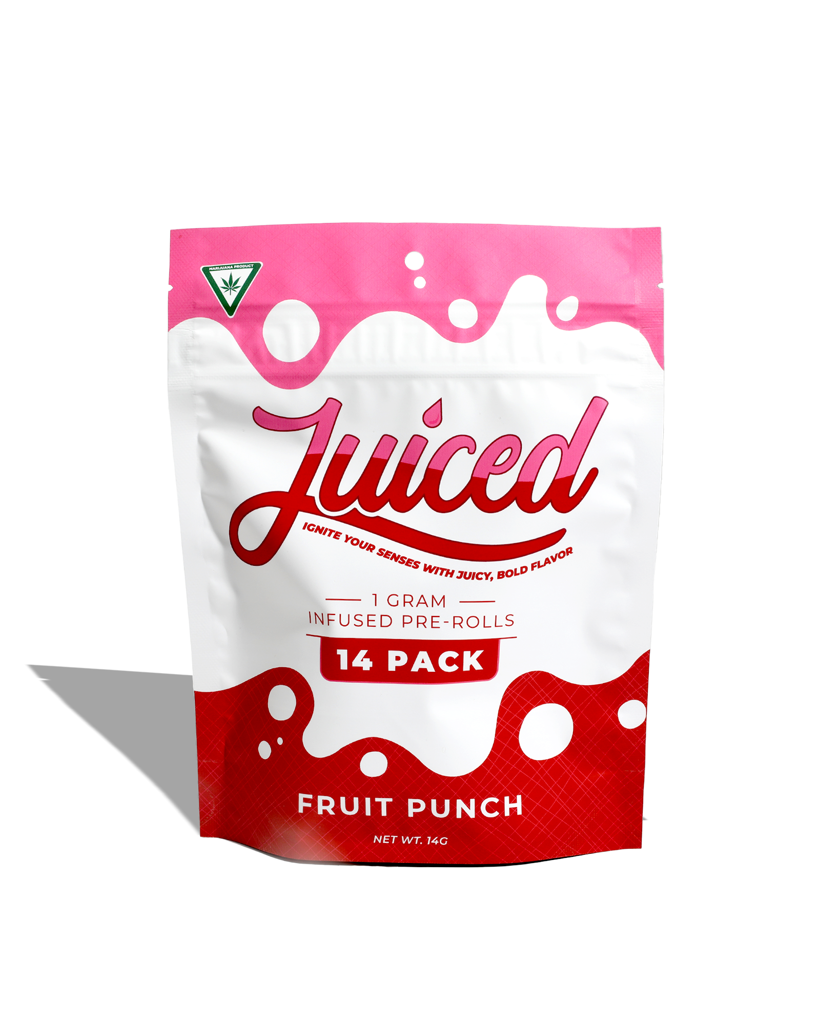 Photograph of Product: Fruit Punch Infused Preroll 14-pack
