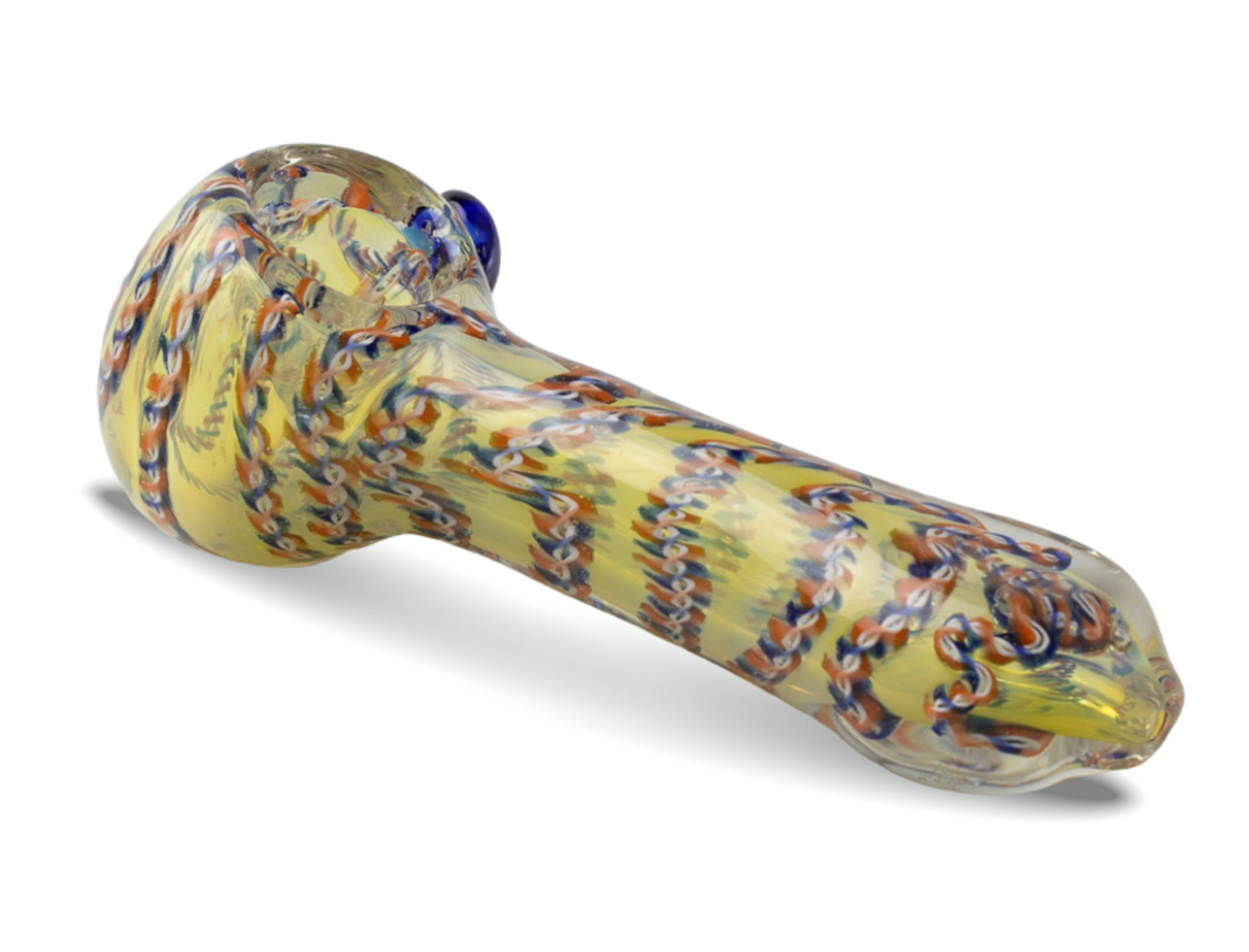 Photograph of product: Glass - 5" Thick Glass Hand Pipe - Maria Latt