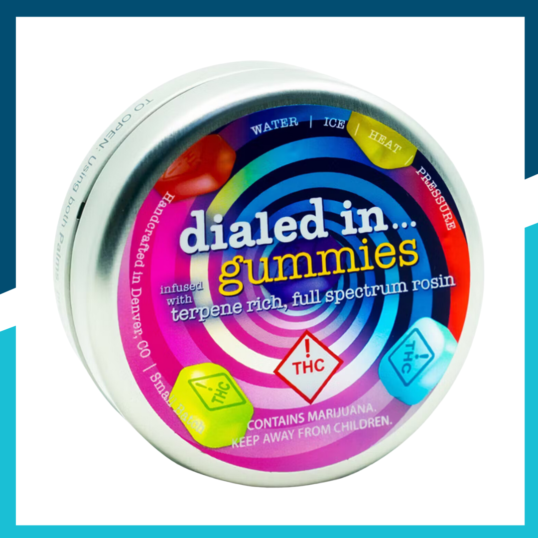 Photograph of product: Rosin Gummies - Milky Grape Cadillac | Gummies | 10pk | 100mg | Unwind