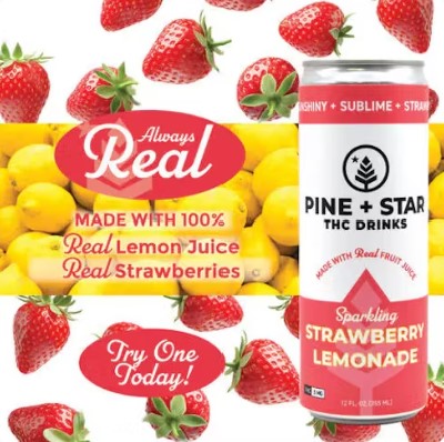 Photograph of product: Sparkling Strawberry Lemonade - 5mg - NVB