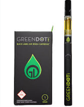 Photograph of product: Green Dot - Black Label Cartridge - Lemon Grinder (H)