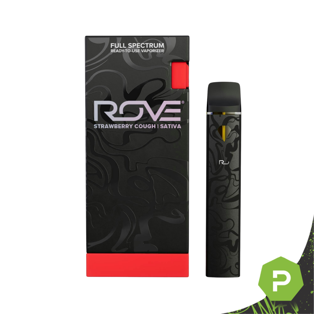 Photograph of product: ROVE Live Resin Diamonds Disposable | Strawberry Cough