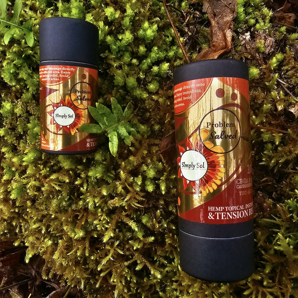 Photograph of product: Simply Sol - Problem Salved | 250mg CBGA | Beeswax Salve