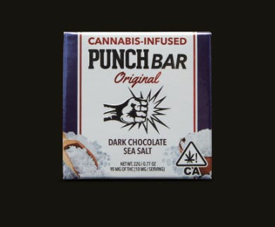 Photograph of product: Sea Salt Dark Chocolate Bar - 