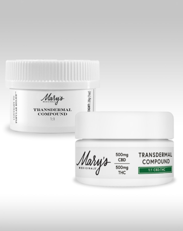 Photograph of product: 1:1 Relief | Transdermal Compound 500mgcbd:500mgthc (1oz)