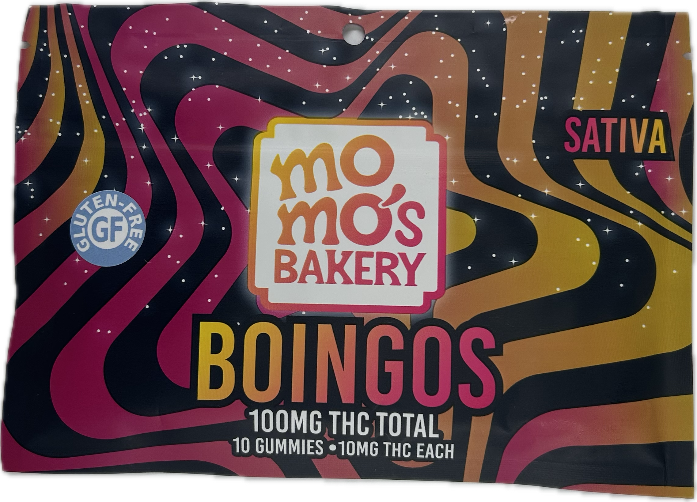 Photograph of product: Oui'd Midnight Sun Boingos 10-Pack 100mg