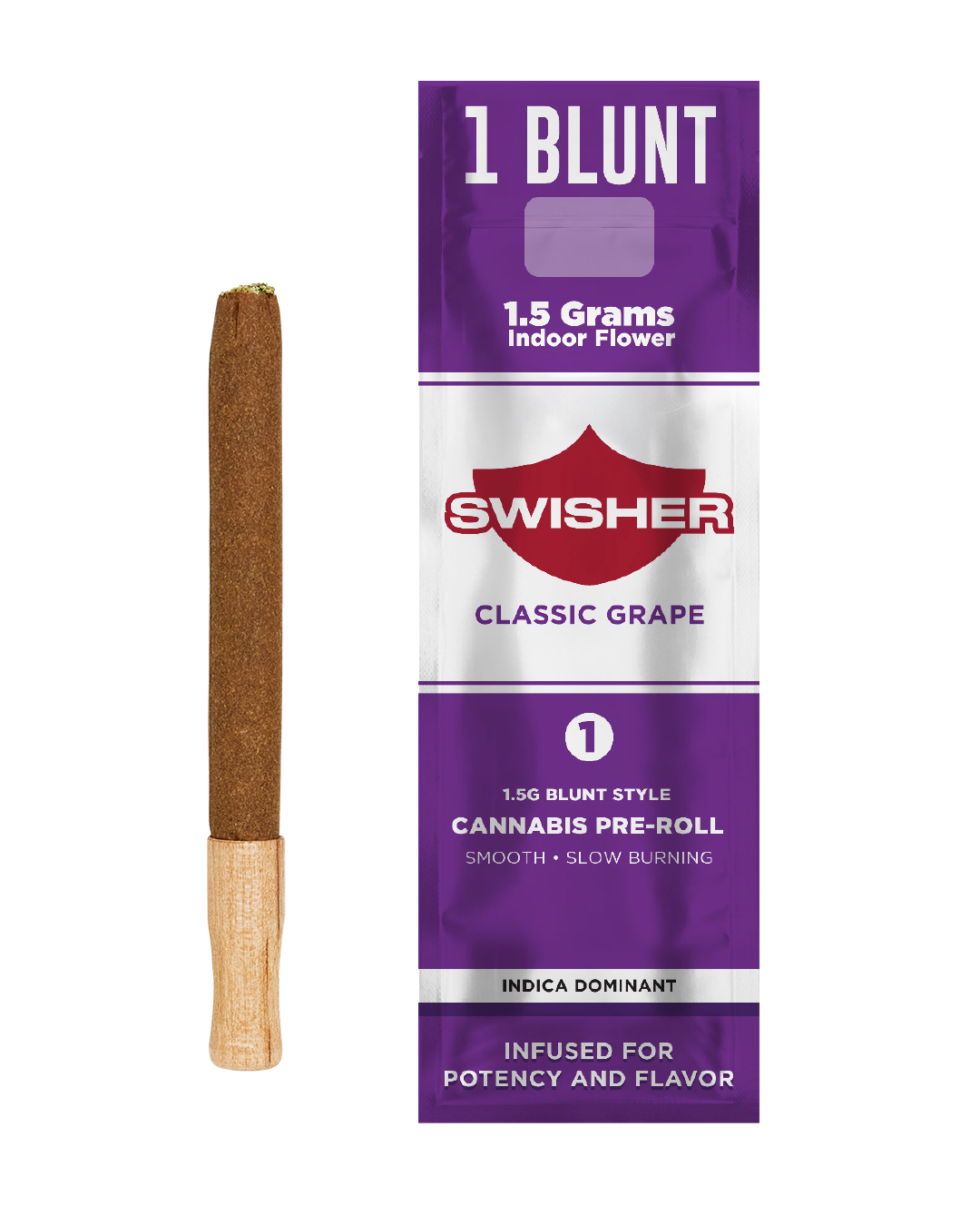 Photograph of product: Classic Grape | 1.5G Infused Blunt