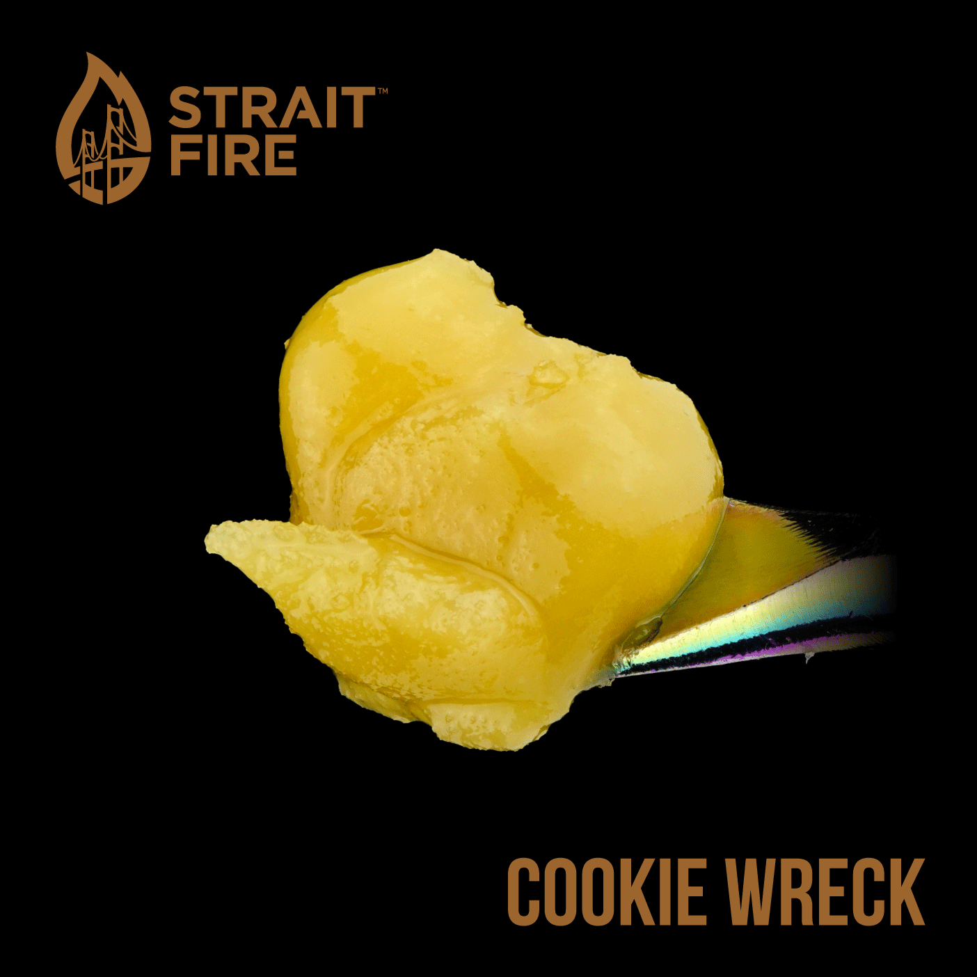Photograph of product: Strait-Fire Live Rosin | Cookie Wreck