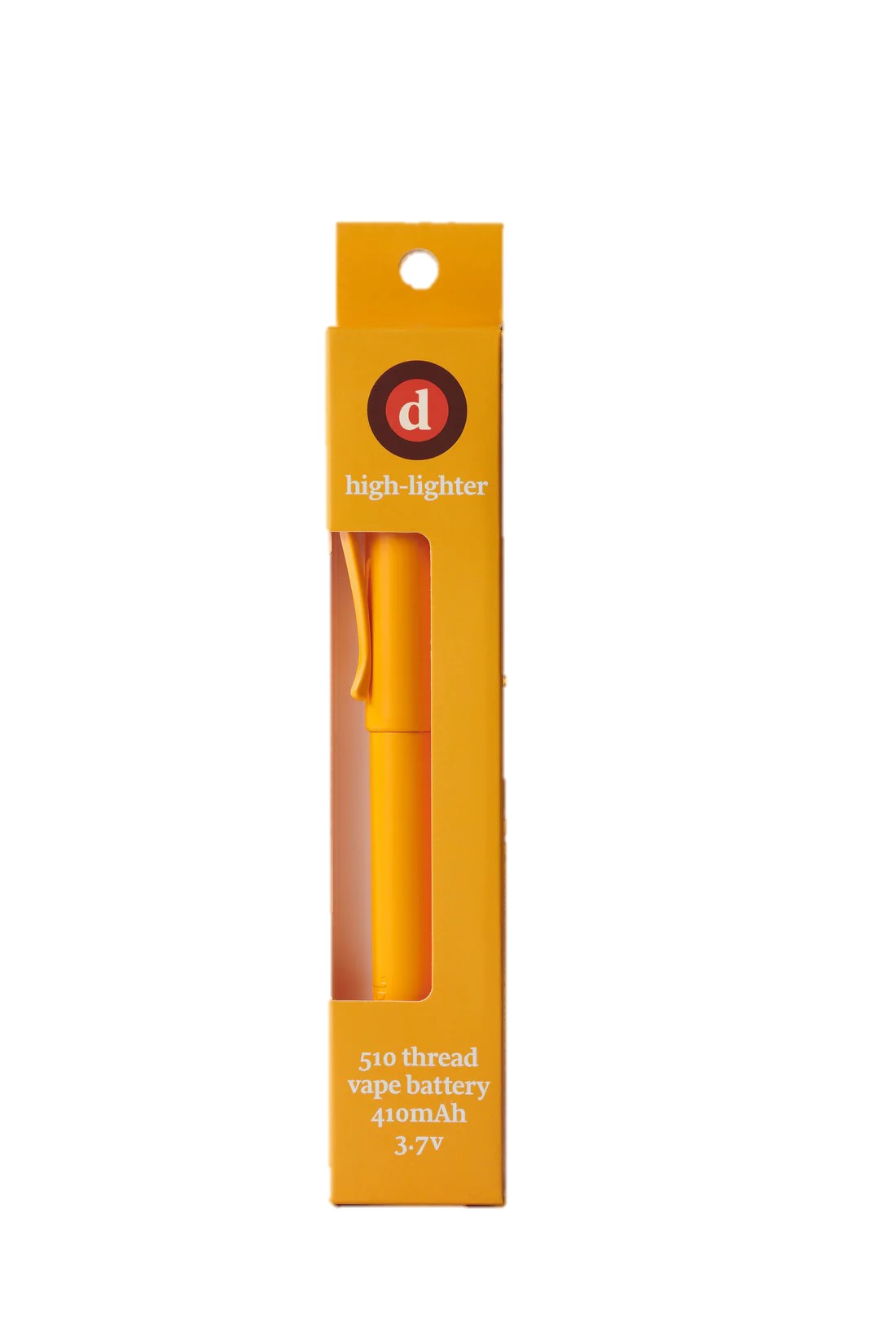 Photograph of product: 510 Thread High-Lighter Battery | Orange