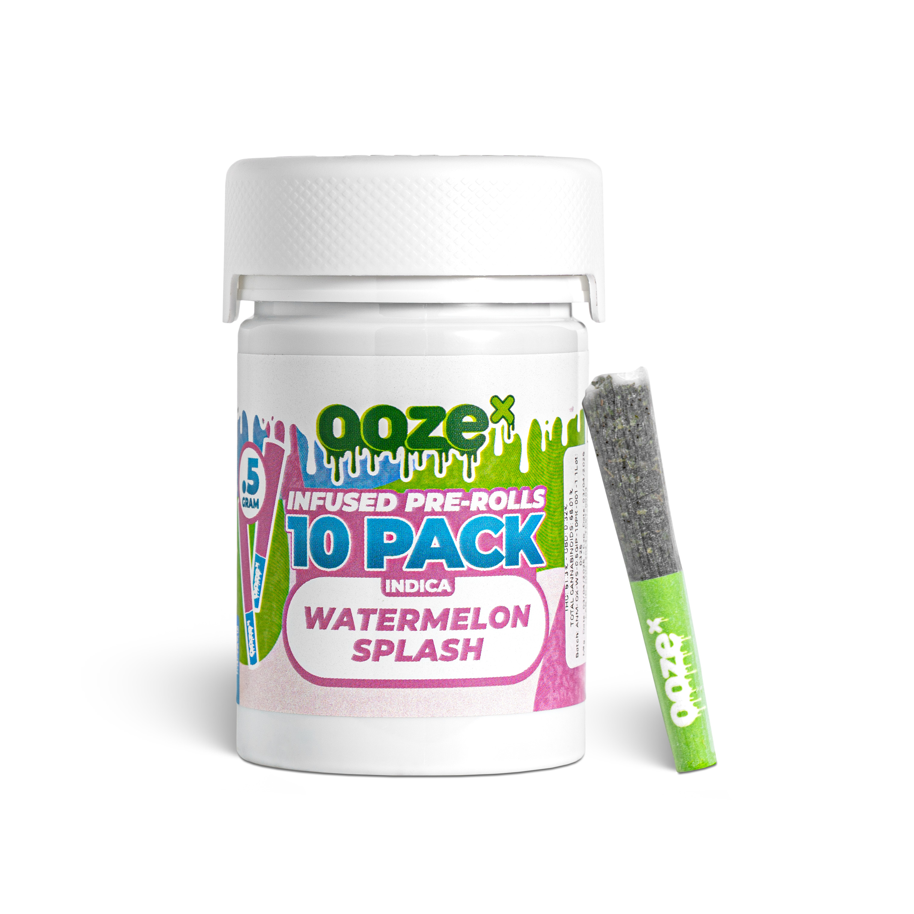 Photograph of product: Watermelon Splash Infused Pre-Roll - 10 Pack - 5g