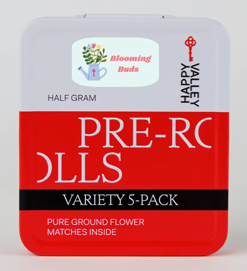Photograph of product: "Blooming Buds" - 5pk, 2.5g - Happy Valley