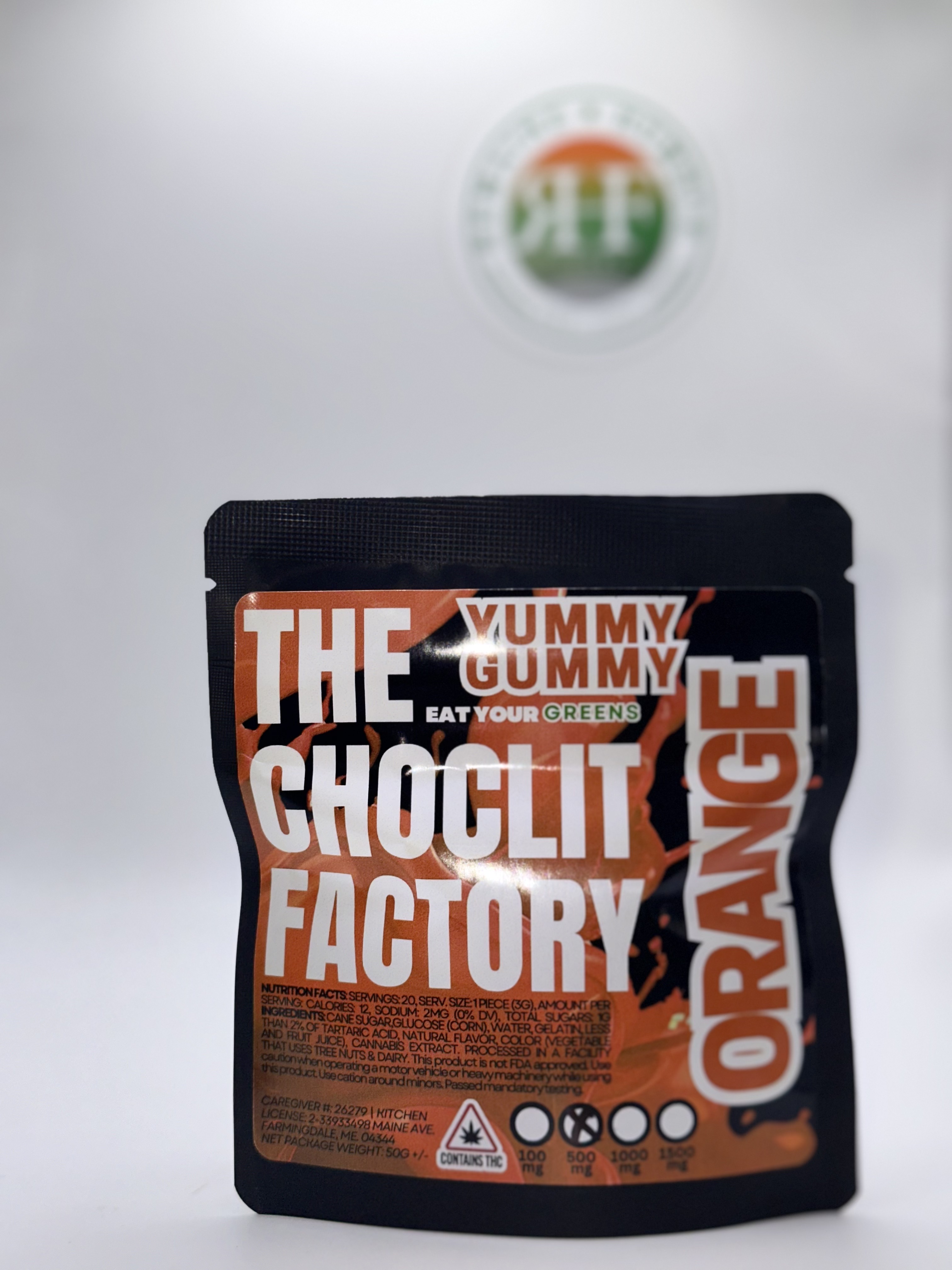 Photograph of product: Gummy Edibles - Orange Yummy Gummy