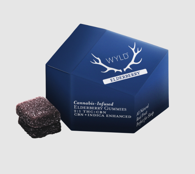 Photograph of product: Wyld | Elderberry | 2:1 TH-oui:CBN | 100mg