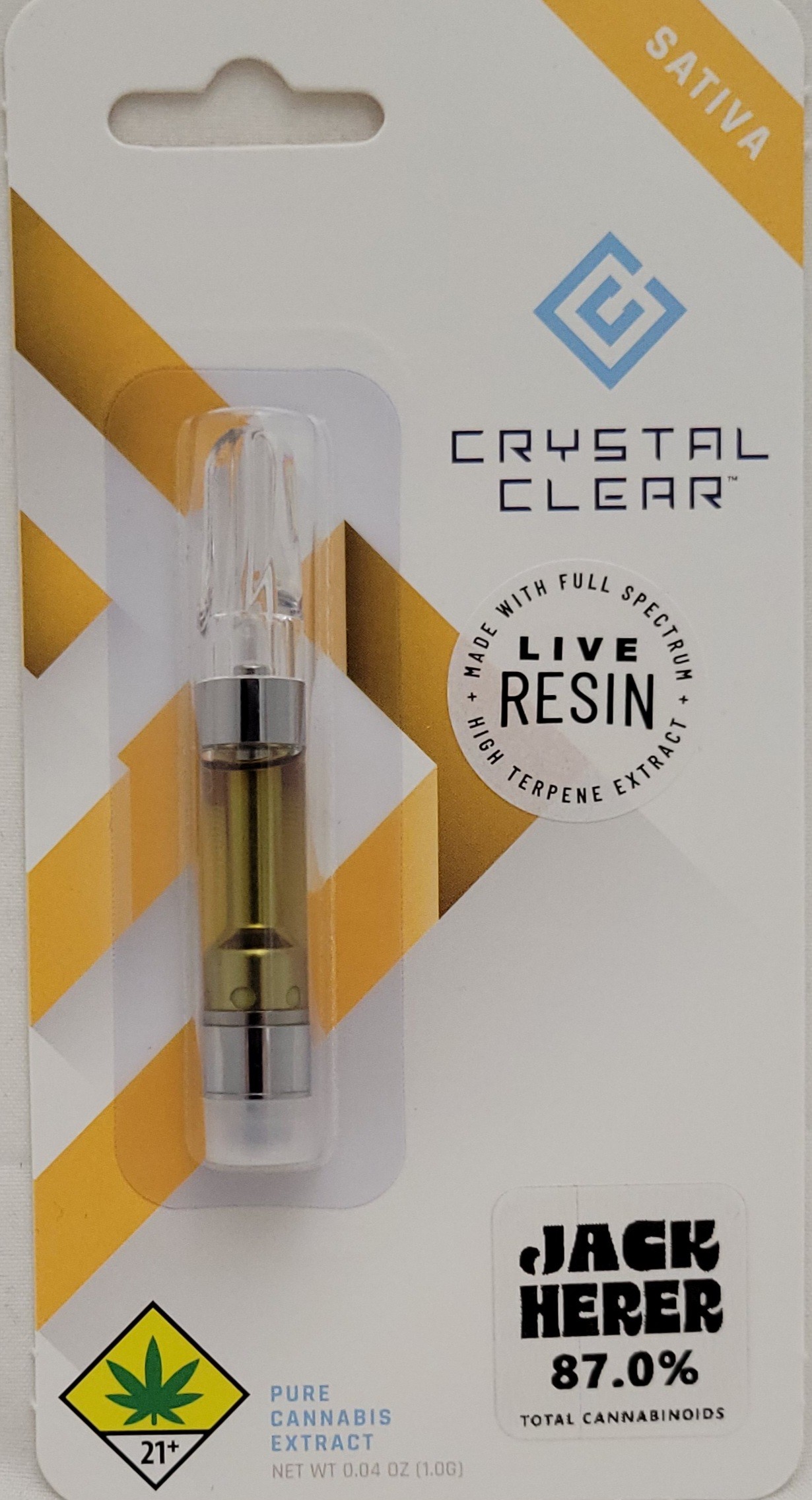 Photograph of product: Jack Herer *Live Resin* | 1g *General Use Compliant*