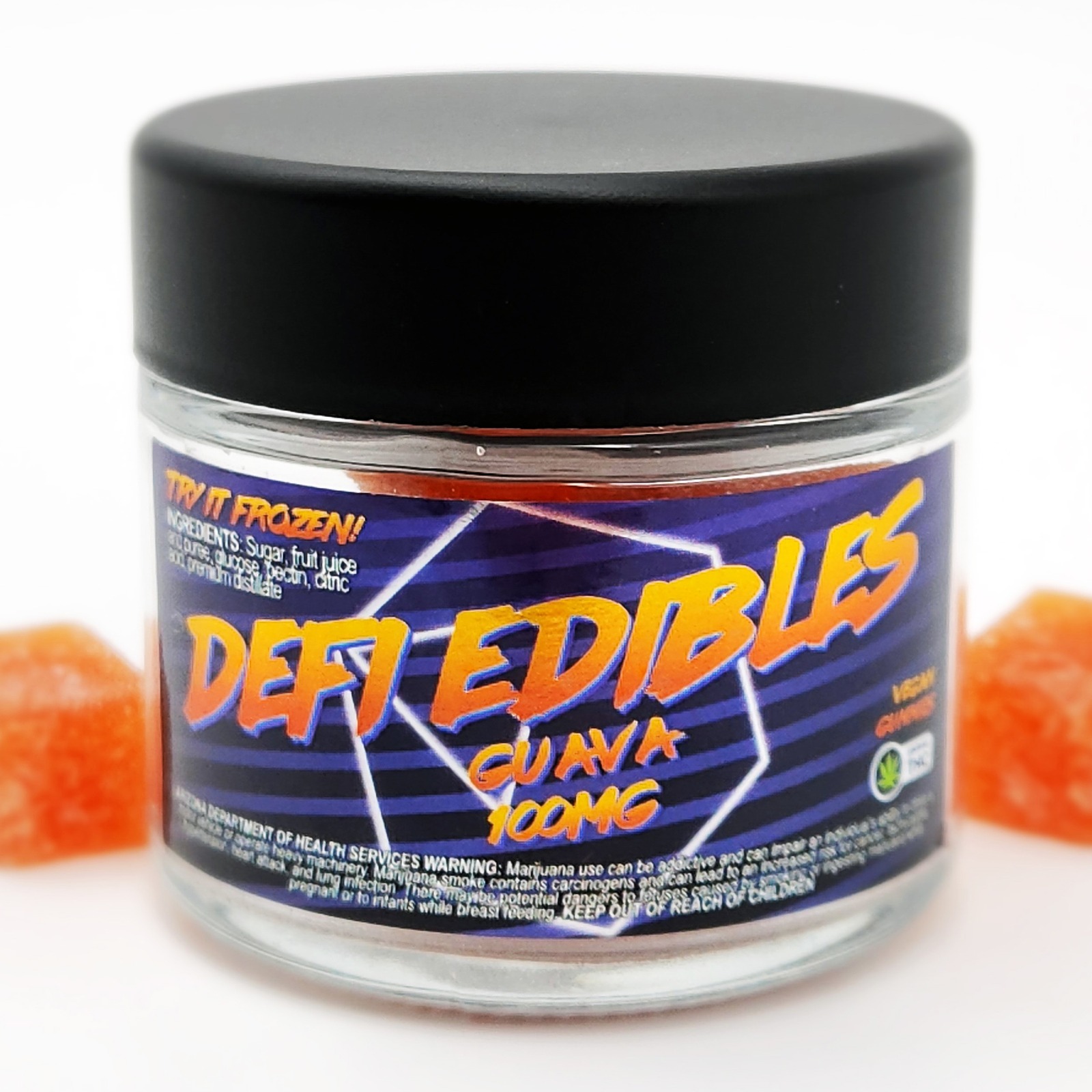 Photograph of Product: Defi Gummies - Guava 100 mg