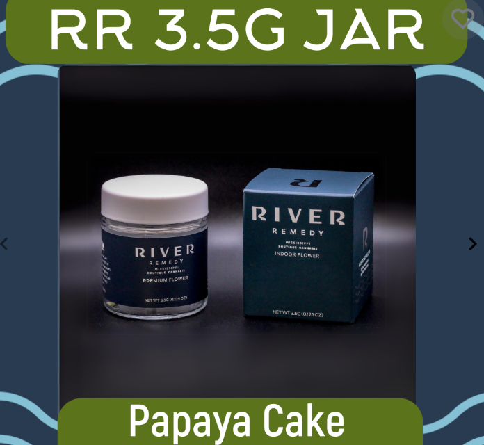 Photograph of product: River Remedy | 3.5g | Papaya Cake