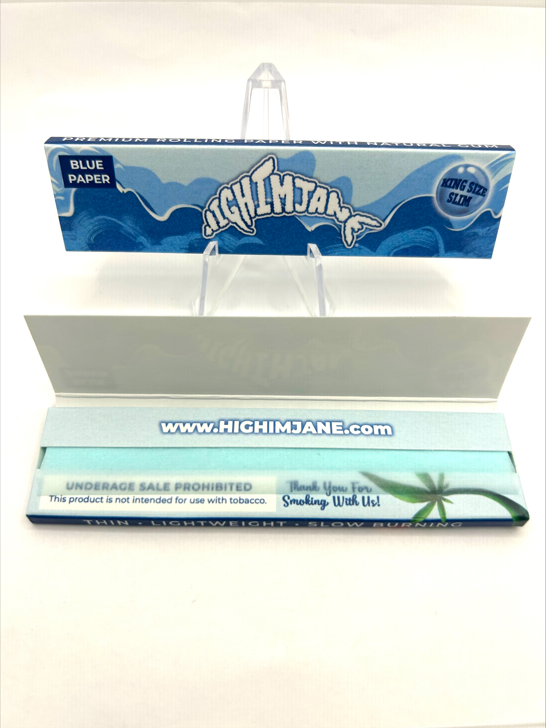 Photograph of product: High I'm Jane - King Size Slim - Blue Paper