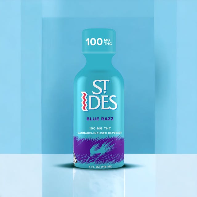 Photograph of product: St Ides - Blue Razz Shot - 