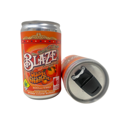 Photograph of product: Blaze - Orange Cream Pie [100mg] - 6oz DOH Edible Drink